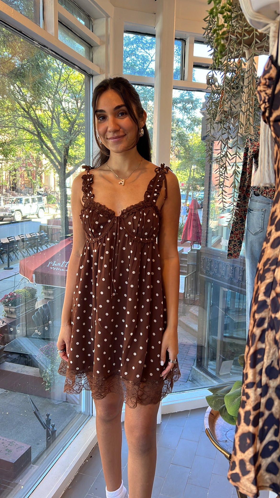 Polka Dot Ruffle Mini